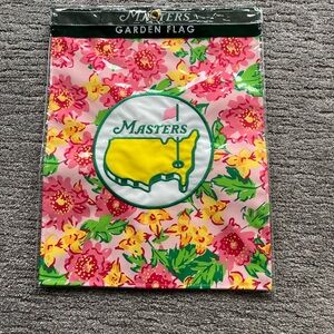 Masters Floral Garden Flag with Pink and Yellow Accents